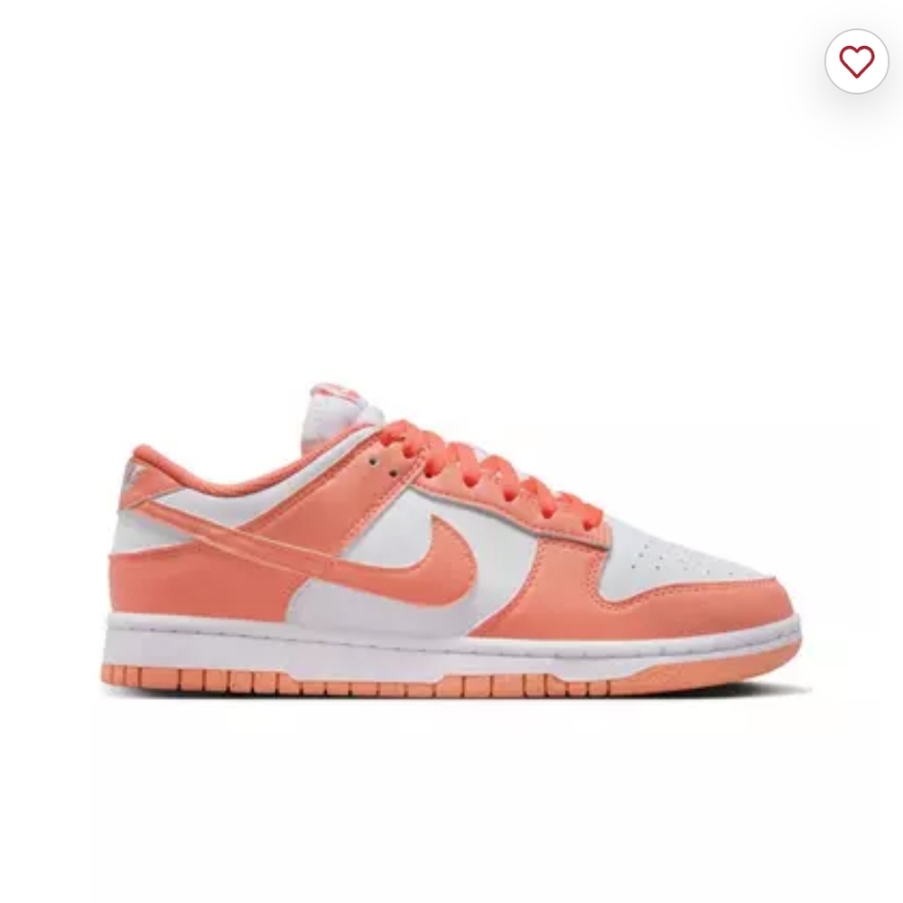 Nike Dunk Low "White/Lt Wild Mango"